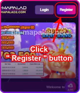 " Register " button
